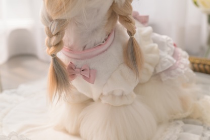 1176 いちご刺繍ハーフボレロ　