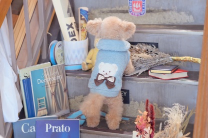 1172くまリボンボアジャケット