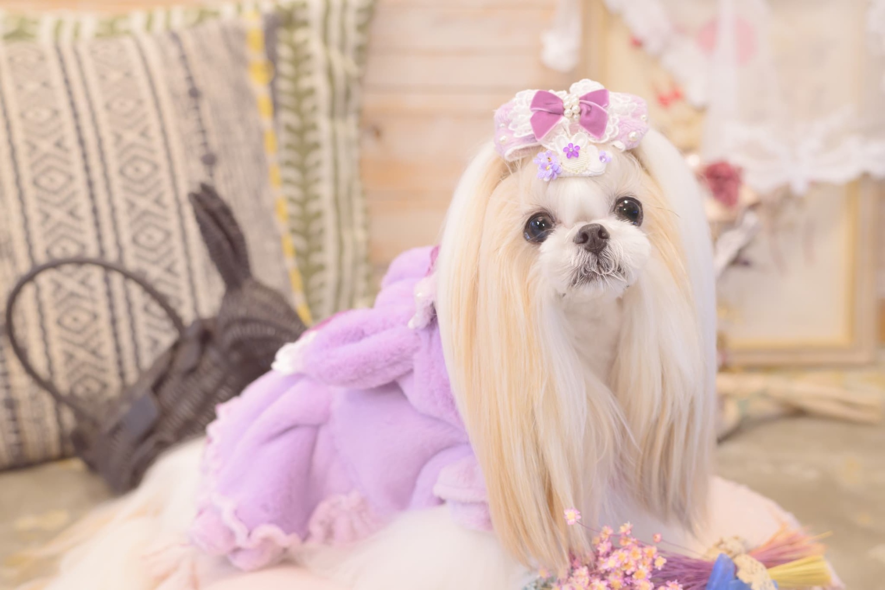 AC-045 うさぎデコレーションパッチン