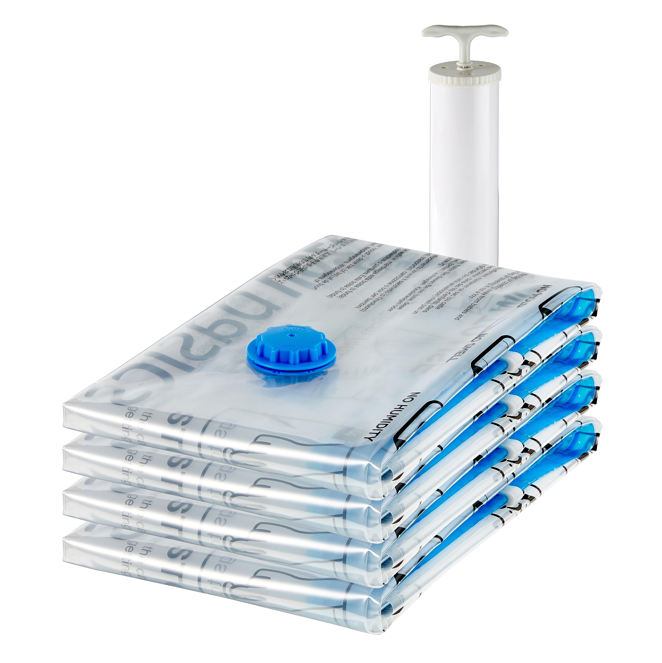 Bolsa para aspiradora, incl. boquilla para aspiradora, paquete de 12, 3 extragrandes, 3 grandes, 3 medianas y 3 pequeñas, cremallera, blanco