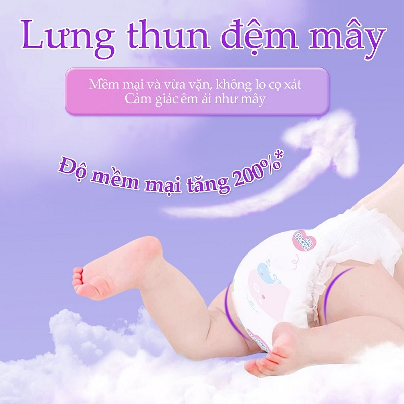 Tã Dán GiaBacon S/M/L - 50 Miếng