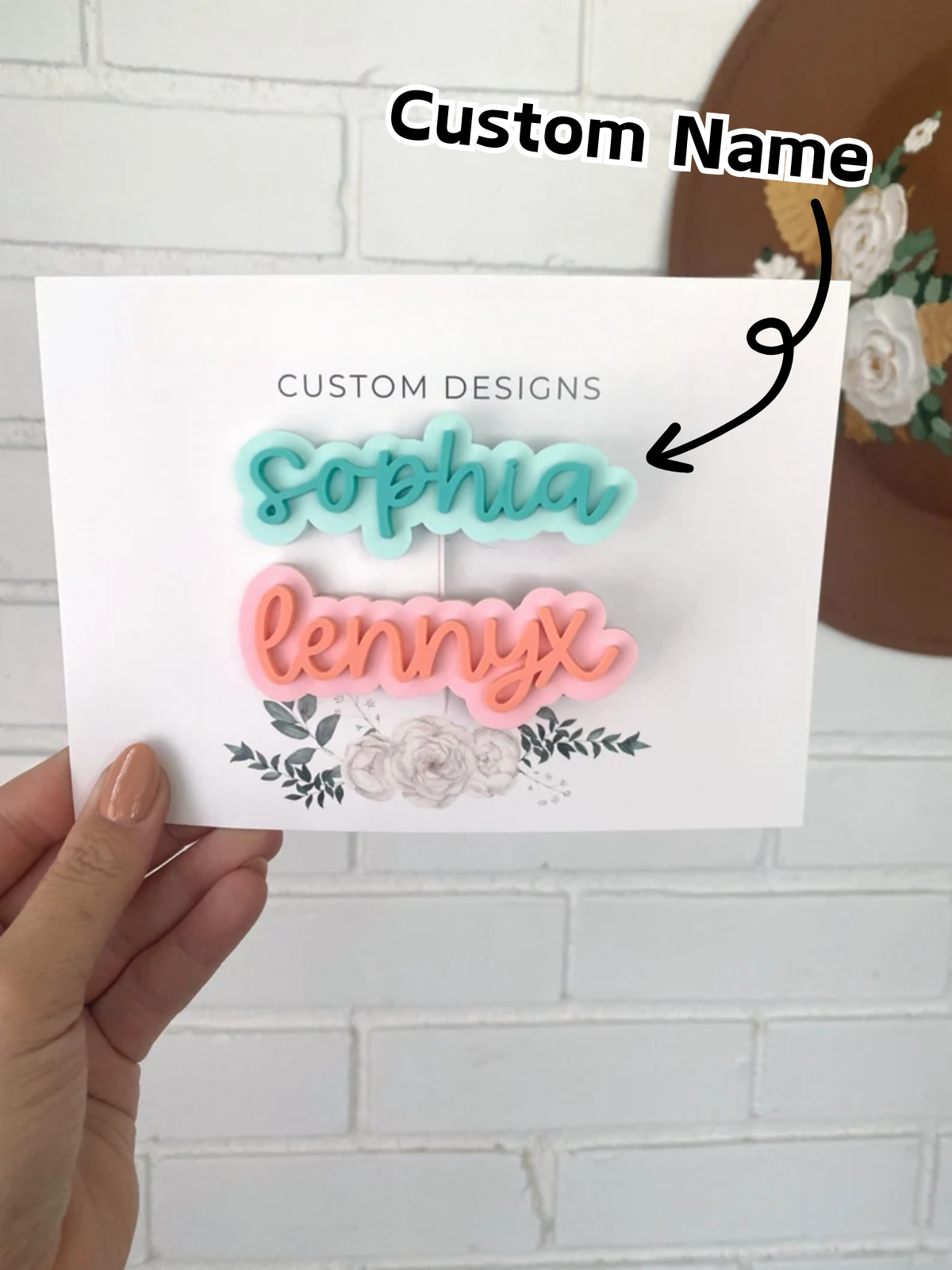 1 pc Personalized Name Hair Clip, Custom Acrylic Alligator Clip, Personalized Barrette, Hair Accessory, Claw Clip, Customizable Name, Unique Gift, Perfect for Birthdays, Parties, or Everyday Wear.