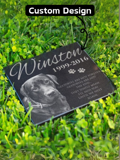 1 pcs Pet Memorial Stone, Dog Memorial Stone, Personalized Pet Memorial Gift, Dog Memorial Gift, Pet Headstone, Pet Grave Stone, Pet Grave Marker