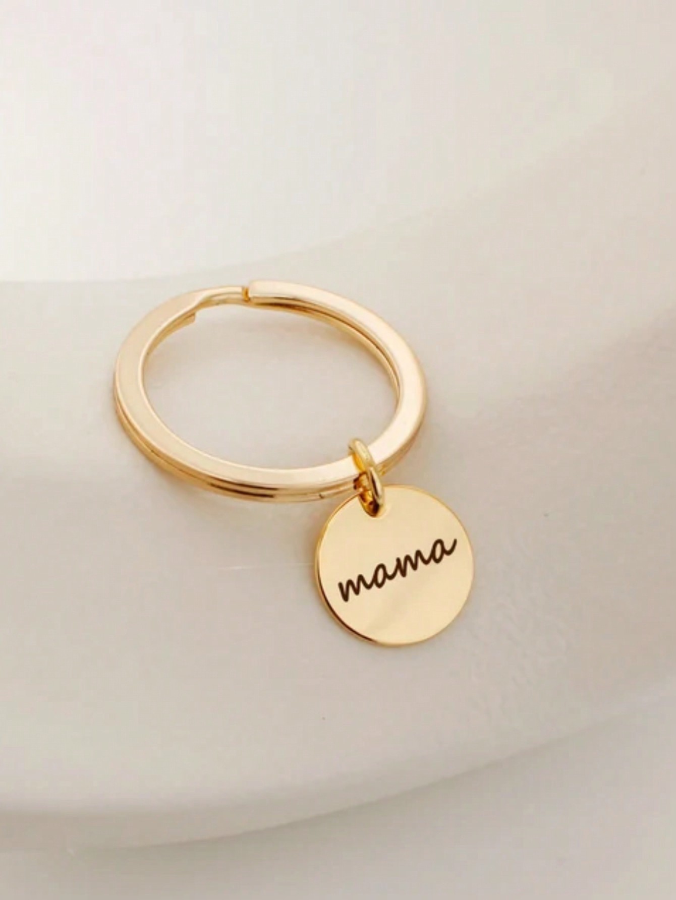  1 pc/set Personalized Birthstone Keychain with Engraved Name, Metal Keychain for Mama, Leaf Initial Design, Heart-Shaped Pendant, Customizable Mothers Day Gift, Perfect for Birthdays, Anniversaries, and Celebrations