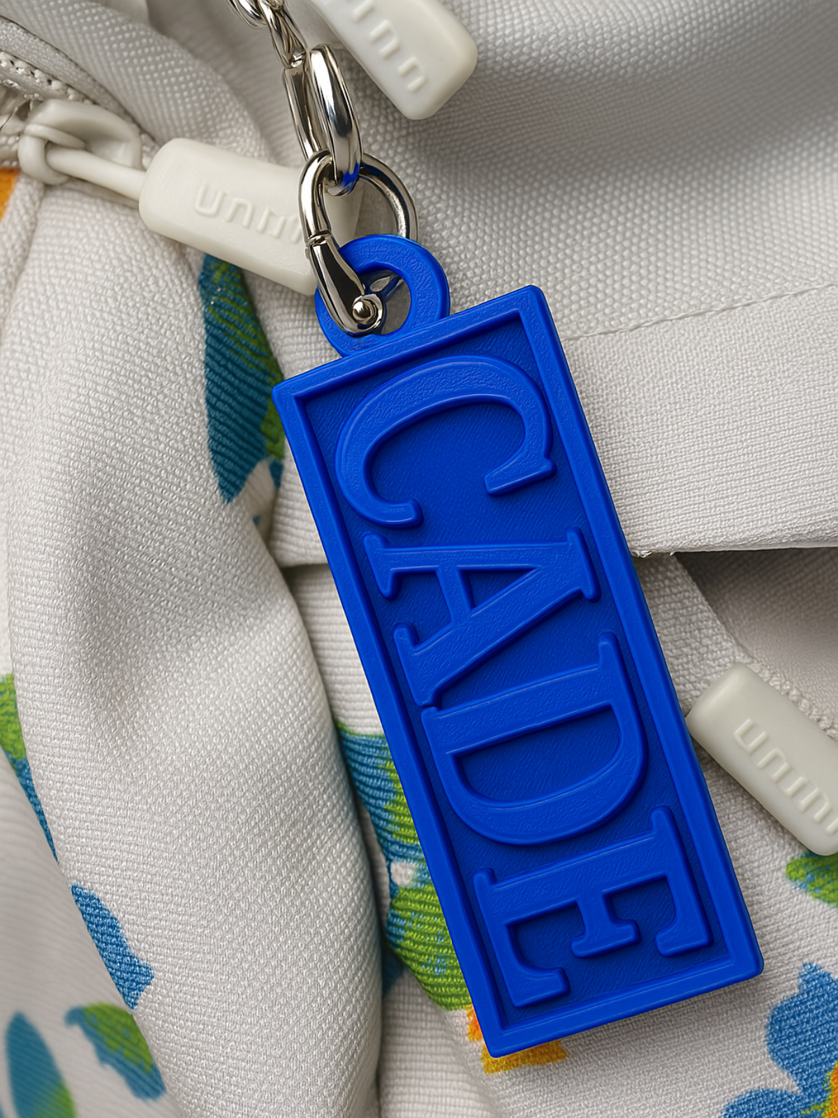 1 Piece Customizable Name Keychain or Zipper Pull, Choose your color and name!