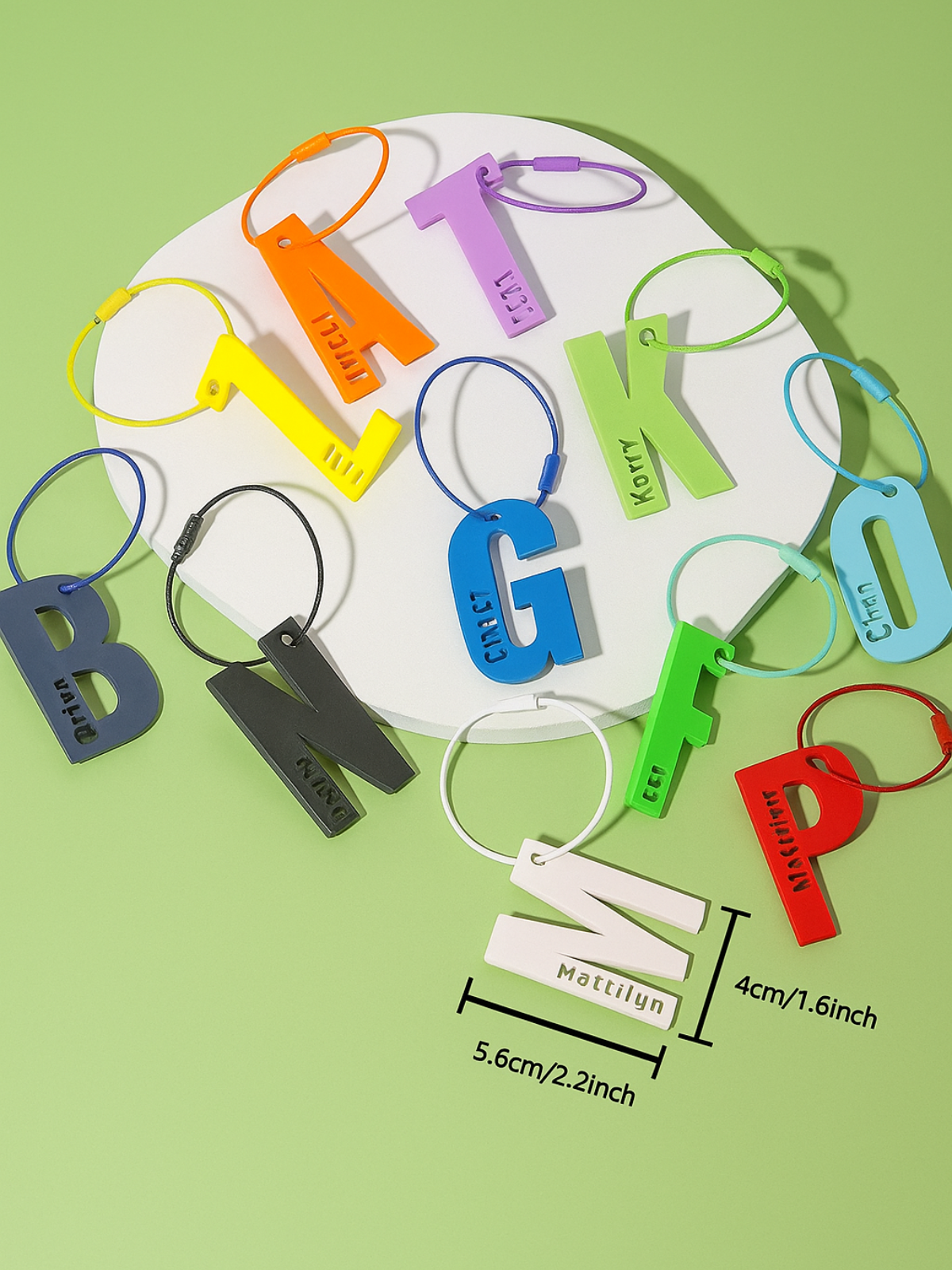 1 pcs Custom 3D Name Sign for Photo Shoot Prop, Colorful Holiday Photo Milestone Letters Prop, Unique Family Reunion Jewelry, Winter Eve Gifts, Back to School Gifts, Winter Gifts, Valentine's Day Boy Girl