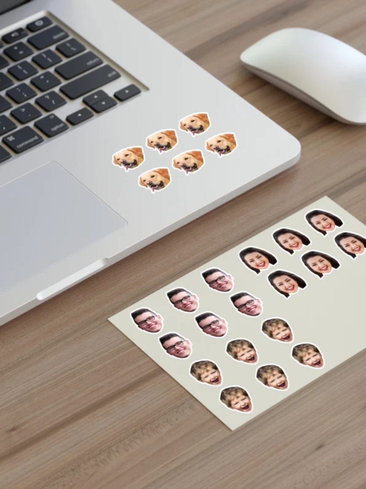 25 pcs/set Customizable Face Stickers Confetti, Personalized Mini Stickers, Bachelorette & Birthday Party Favors, Pet & Coworker Themed Designs, Adhesive Decorations for Kids' Bday & Celebrations