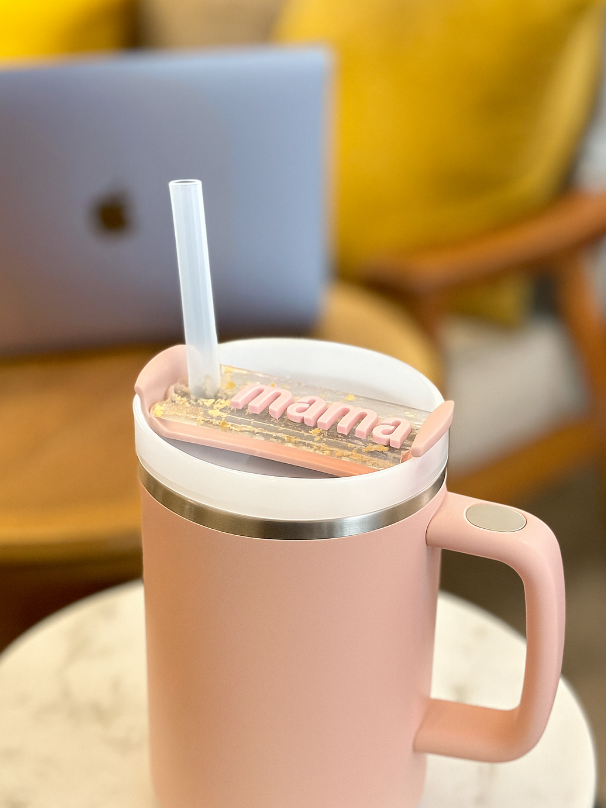 1 pcs Personalized Tumbler Name Tag, 20 oz 40 oz Tumbler Plate Topper, Tumbler Lid Tag, Custom Tumbler Tag, Acrylic Name Tag, Acrylic Name Plate