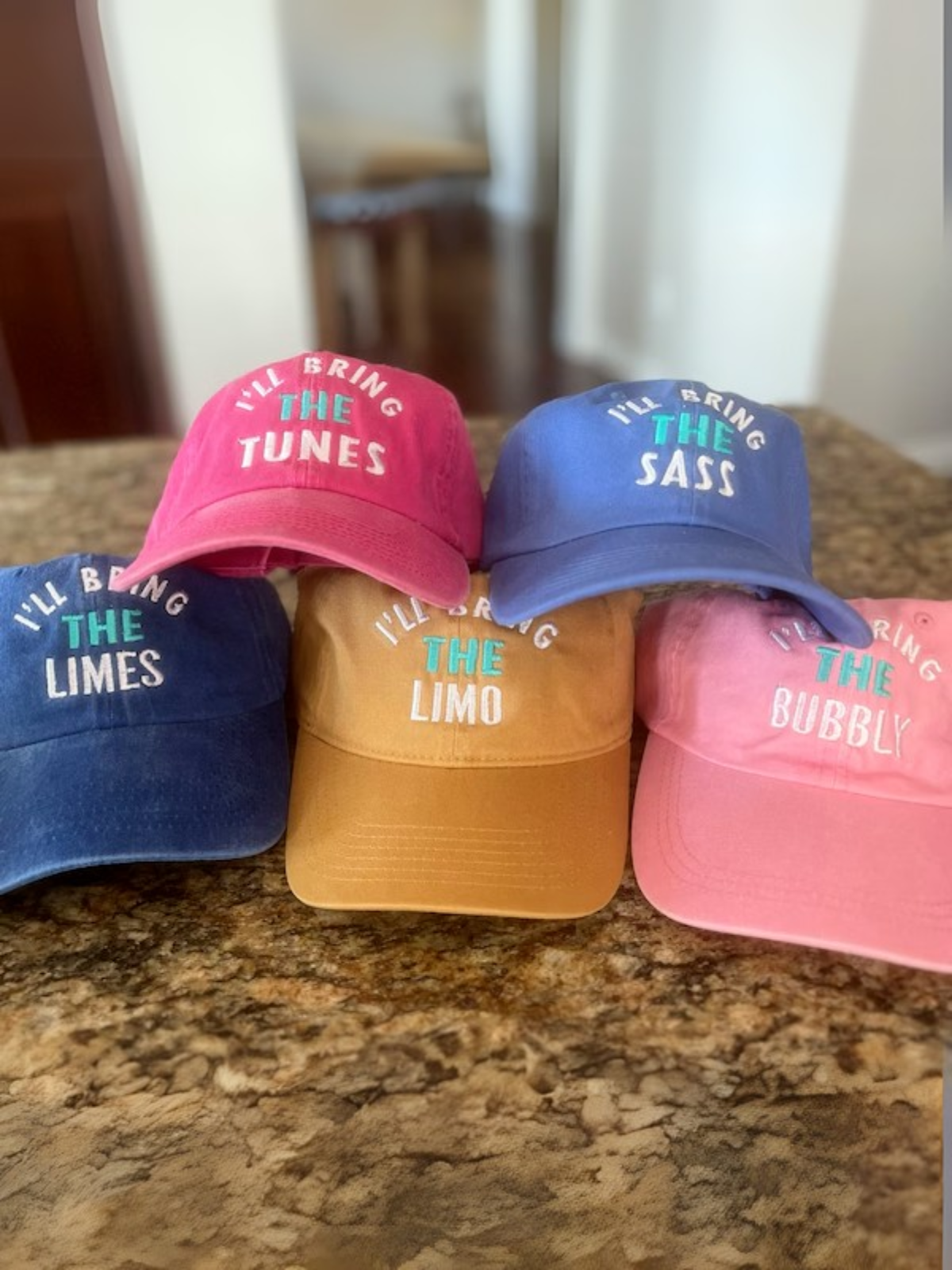 1 pcs Custom Girls Trip Hats, Miami Beach Hats, Outdoor Caps, Embroidered Palm Tree Hats, Party Hat, Women Hat, Bridal Party Gift