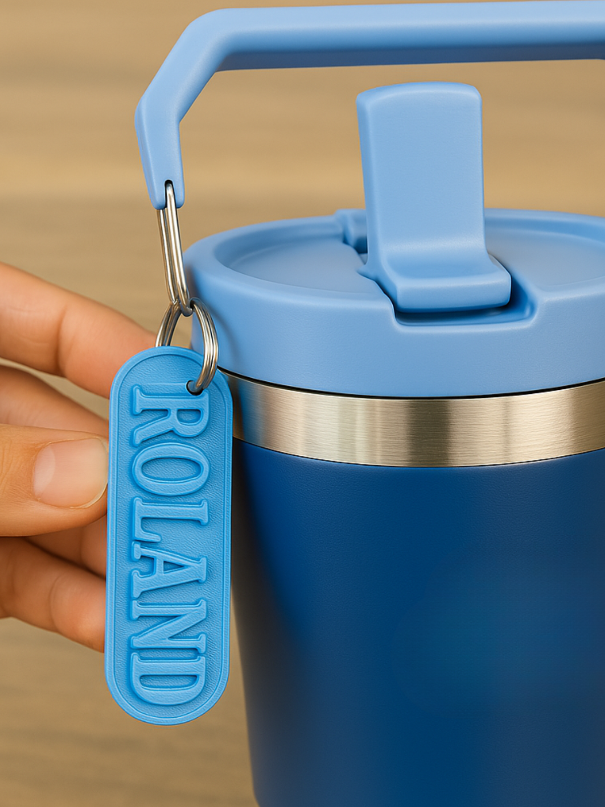 1 Piece Customizable Name Keychain or Zipper Pull, Choose your color and name, Perfect for Backpacks, Luggage, School Bags, Gifts, Party Favors
