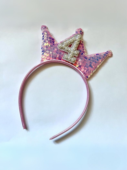 1 pcs Birthday Girl Party 4th 5th 6th 7th Birthday Crown Alice Band Headband