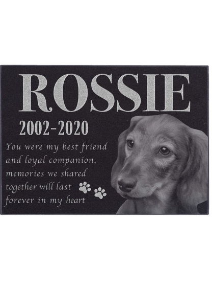 1 pcs Pet Memorial Stone, Dog Memorial Stone, Personalized Pet Memorial Gift, Dog Memorial Gift, Pet Headstone, Pet Grave Stone, Pet Grave Marker