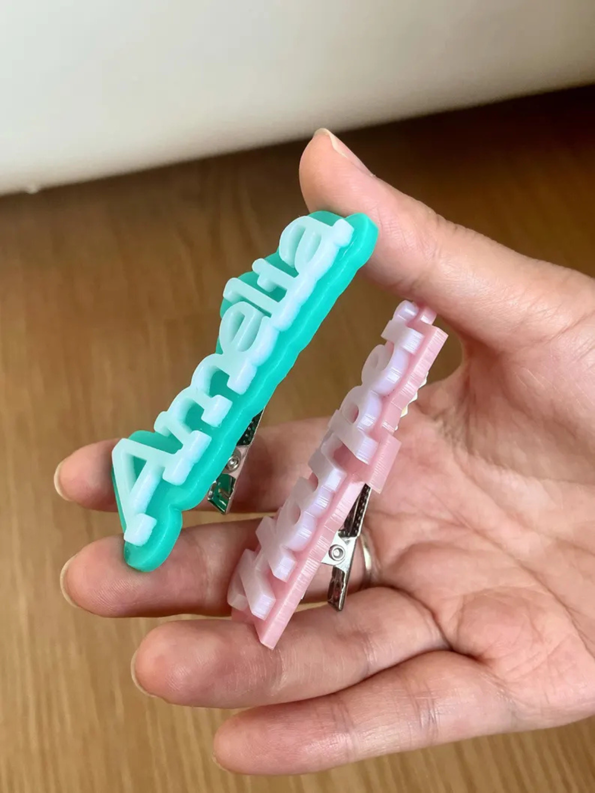 1 pcs Personalized Name Hair Clip Cute - Name Alligator Clip - Custom Barrette - Girl Hair Clip - Christmas Gift - Princess Hair Clip