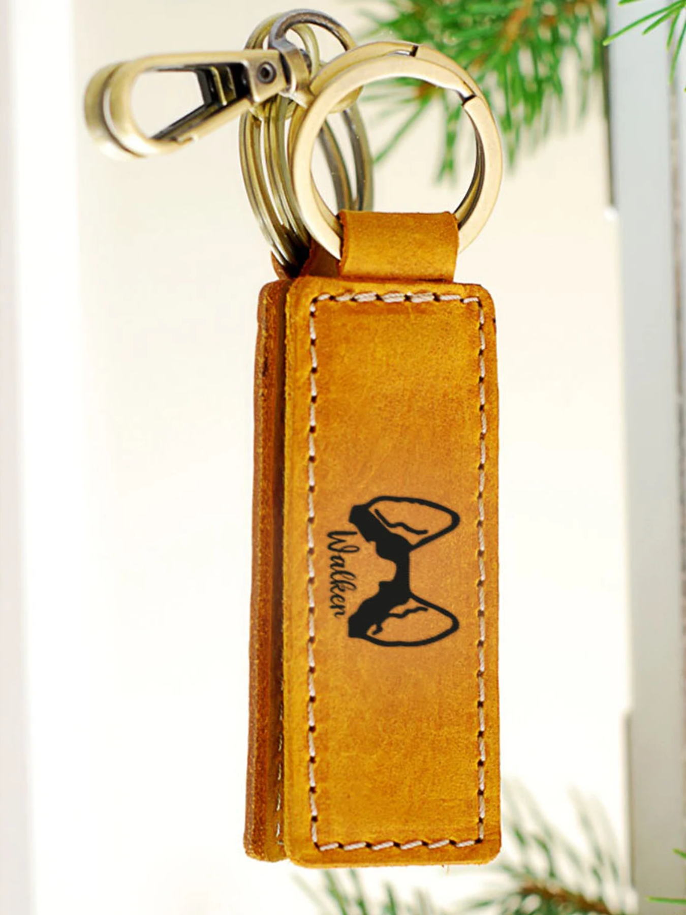 1 Piece Custom Dog Owner Gift Ideas, Dog Gift, Genuine Leather Keyring, Leather Keychain, Pet Portrait, Dog Owner, Dog Mom, mom dad Gift Pet Owner