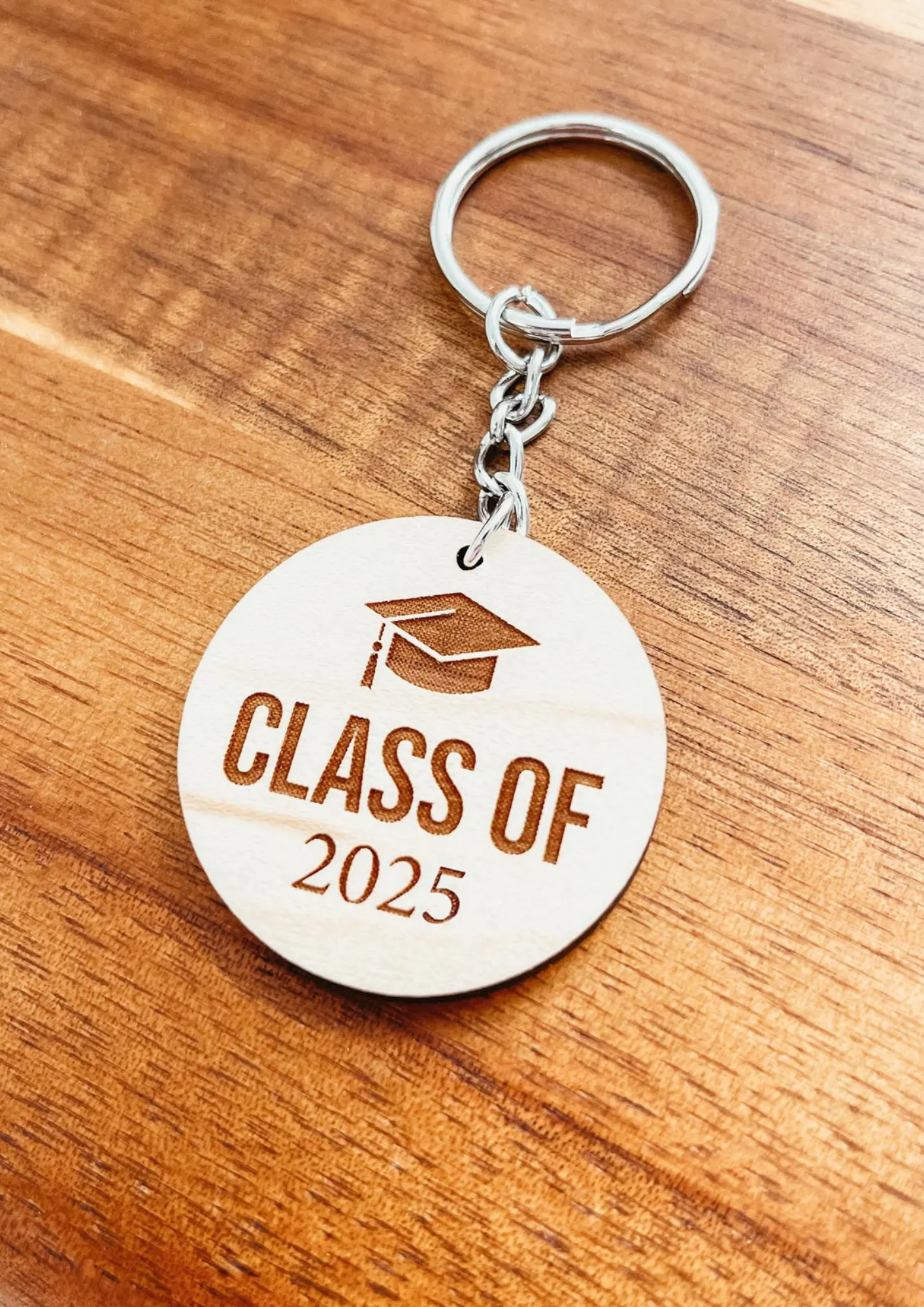 1 Piece Class of 2025 Keychain, Graduation Keychain, Grad Keychain, Custom Graduation Gift, Personalized Graduation Gift, Custom Keychain, Keyring