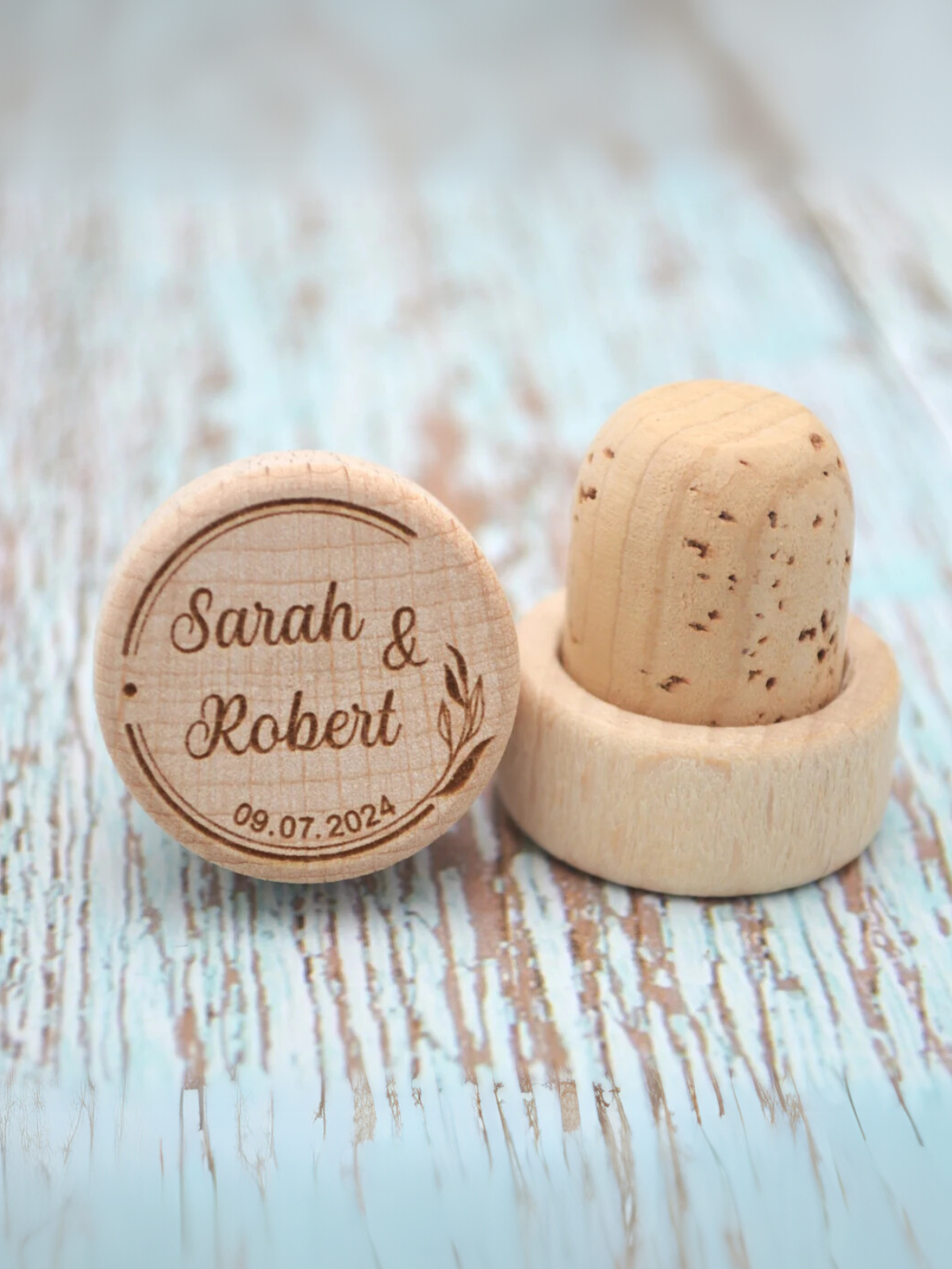 1/10/20/50/100-Piece Custom Text Engraved Natural Wood Wine Stoppers, Rustic Elegant Earth Tones Hand-Carved Cylindrical Eco-Friendly Natural-Fit Personalized Cork Closures for Weddings, Anniversaries, Eco-Friendly Events, Rustic Themed Parties, Corporate