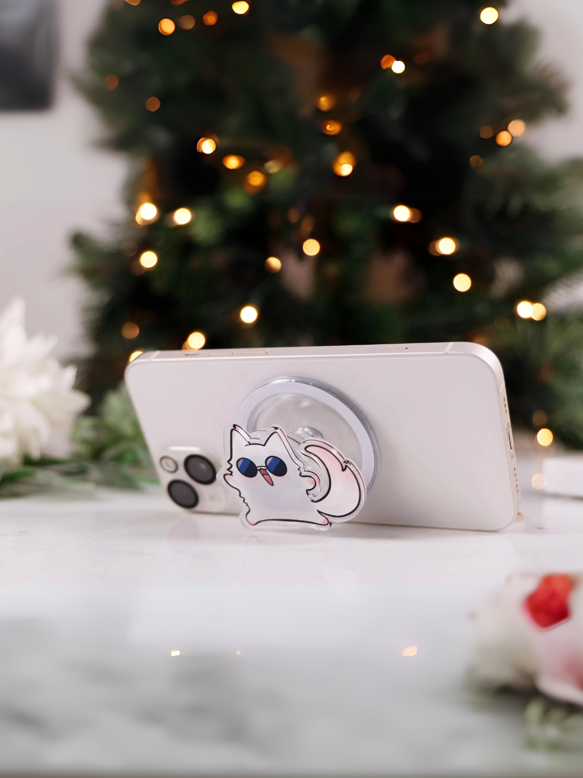 1 pcs Custom Magnetic Phone Grip，Pet Phone Holder，Kid Face Phone Stand，Personalized Pet Phone Grip，Couple photo Grip