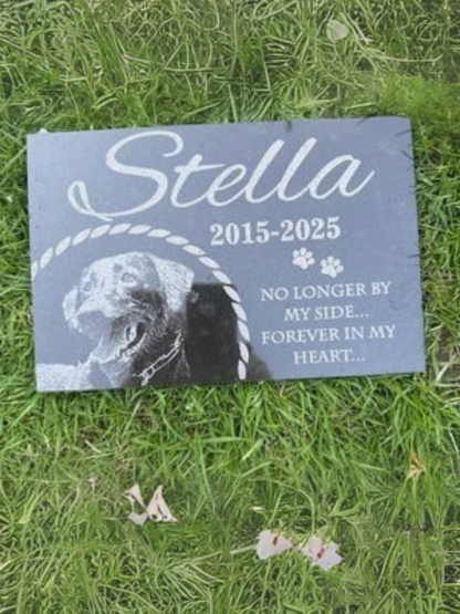 1 pcs Pet Memorial Stone, Dog Memorial Stone, Personalized Pet Memorial Gift, Dog Memorial Gift, Pet Headstone, Pet Grave Stone, Pet Grave Marker