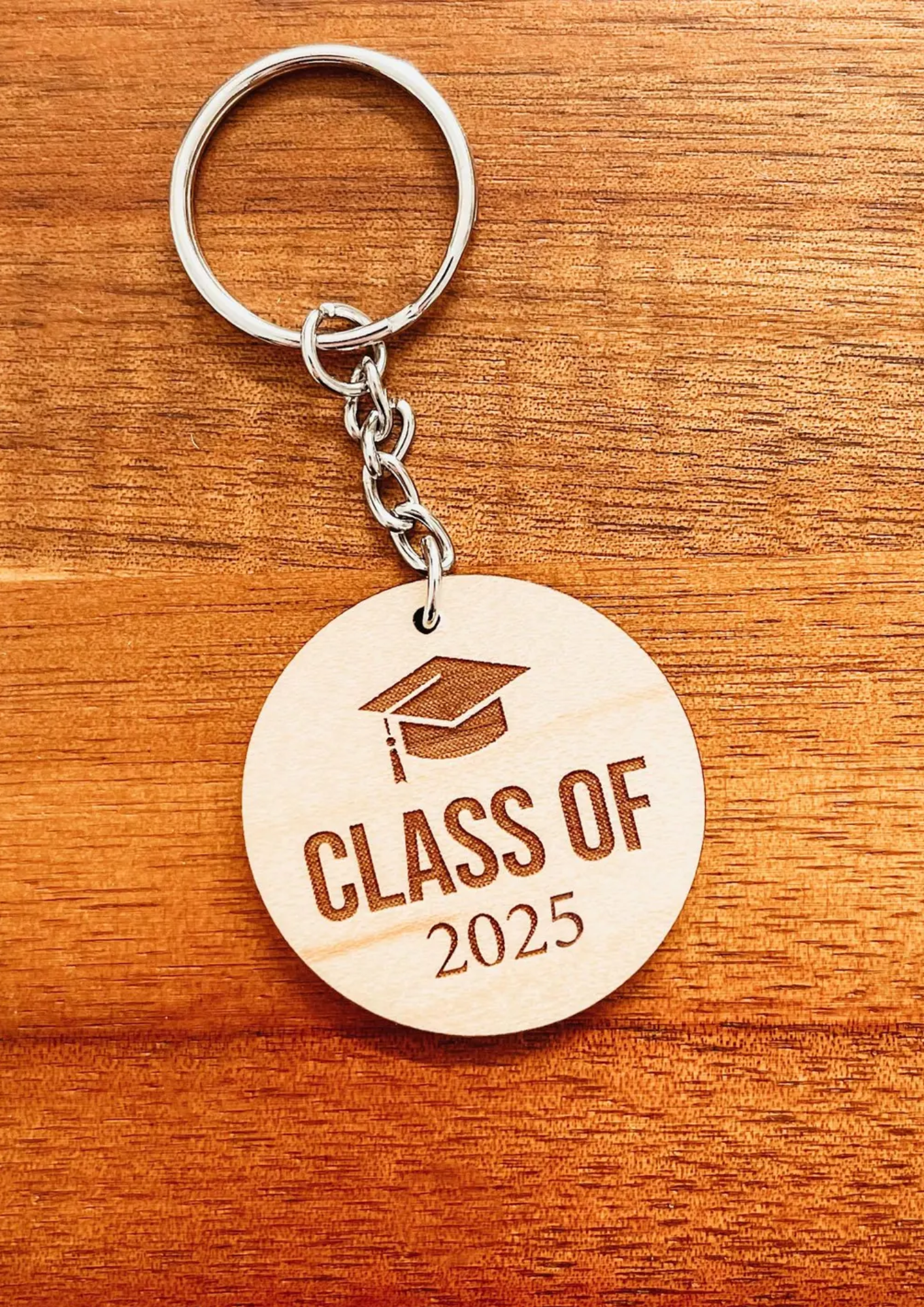 1 Piece Class of 2025 Keychain, Graduation Keychain, Grad Keychain, Custom Graduation Gift, Personalized Graduation Gift, Custom Keychain, Keyring