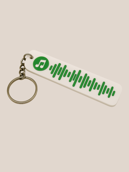 1 pcs Personalised Spotify code keychain, 24 colour options for individual design, Eco-friendly 3D printed music gift,  Customizable Personal Music Gift for Birthdays, Anniversaries, Valentine’s Day, Weddings, or Everyday Accessory
