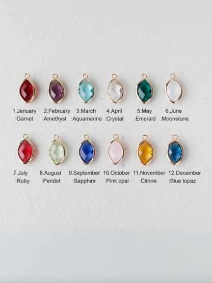 1 pc/set Personalized Birthstone Keychain with Engraved Name, Metal Keychain for Mama, Leaf Initial Design, Heart-Shaped Pendant, Customizable Mothers Day Gift, Perfect for Birthdays, Anniversaries, and Celebrations