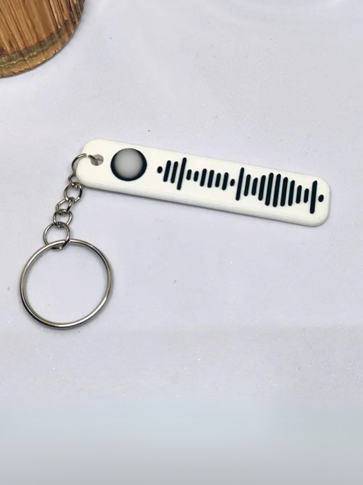 1 pcs Personalised Spotify code keychain, 24 colour options for individual design, Eco-friendly 3D printed music gift,  Customizable Personal Music Gift for Birthdays, Anniversaries, Valentine’s Day, Weddings, or Everyday Accessory