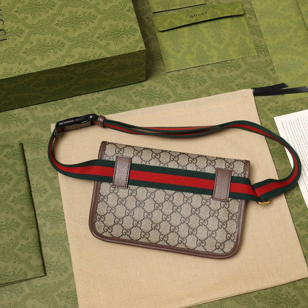 人気商品 GUCCI グッチ GGスプリーム ベルトバッグ 