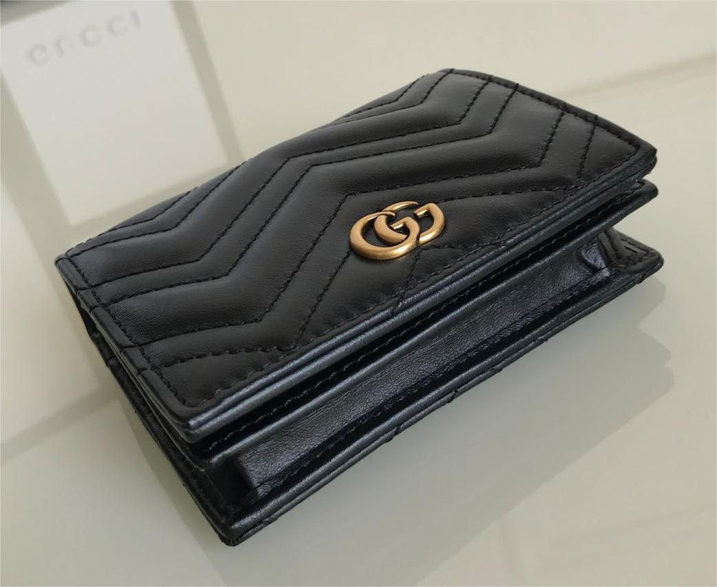 Gucci グッチ/ GGマーモントキルテイング ミニ財布/ 二つ折り