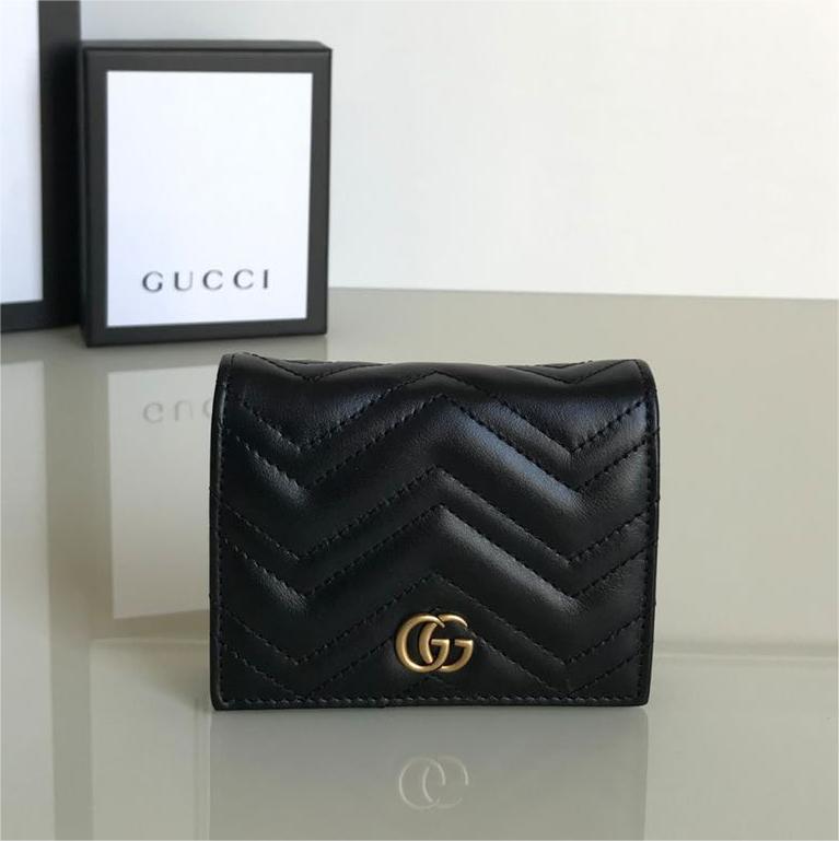 Gucci グッチ/ GGマーモントキルテイング ミニ財布/ 二つ折り