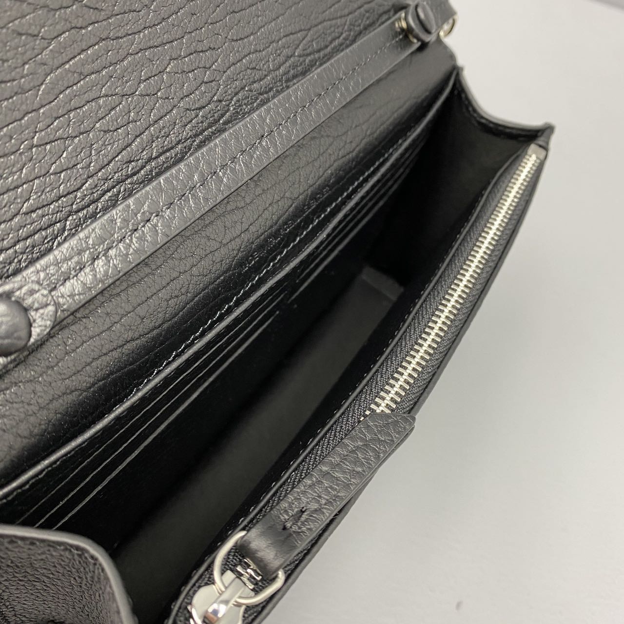 Maison Margiela◆ショルダーウォレット◆レザー メタルチェーン