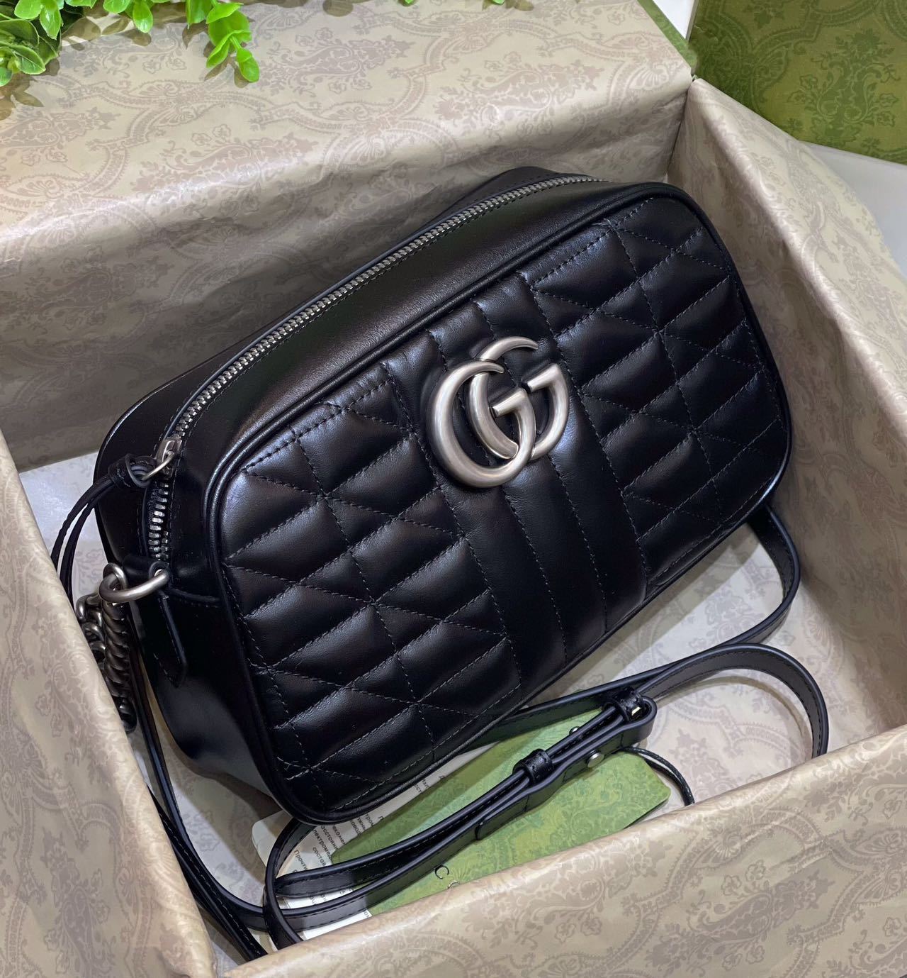 【Gucci】〔GGマーモント〕スモール ショルダーバッグ