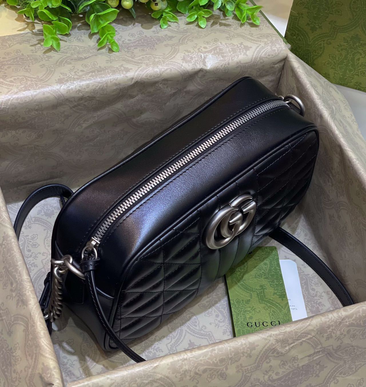 【Gucci】〔GGマーモント〕スモール ショルダーバッグ