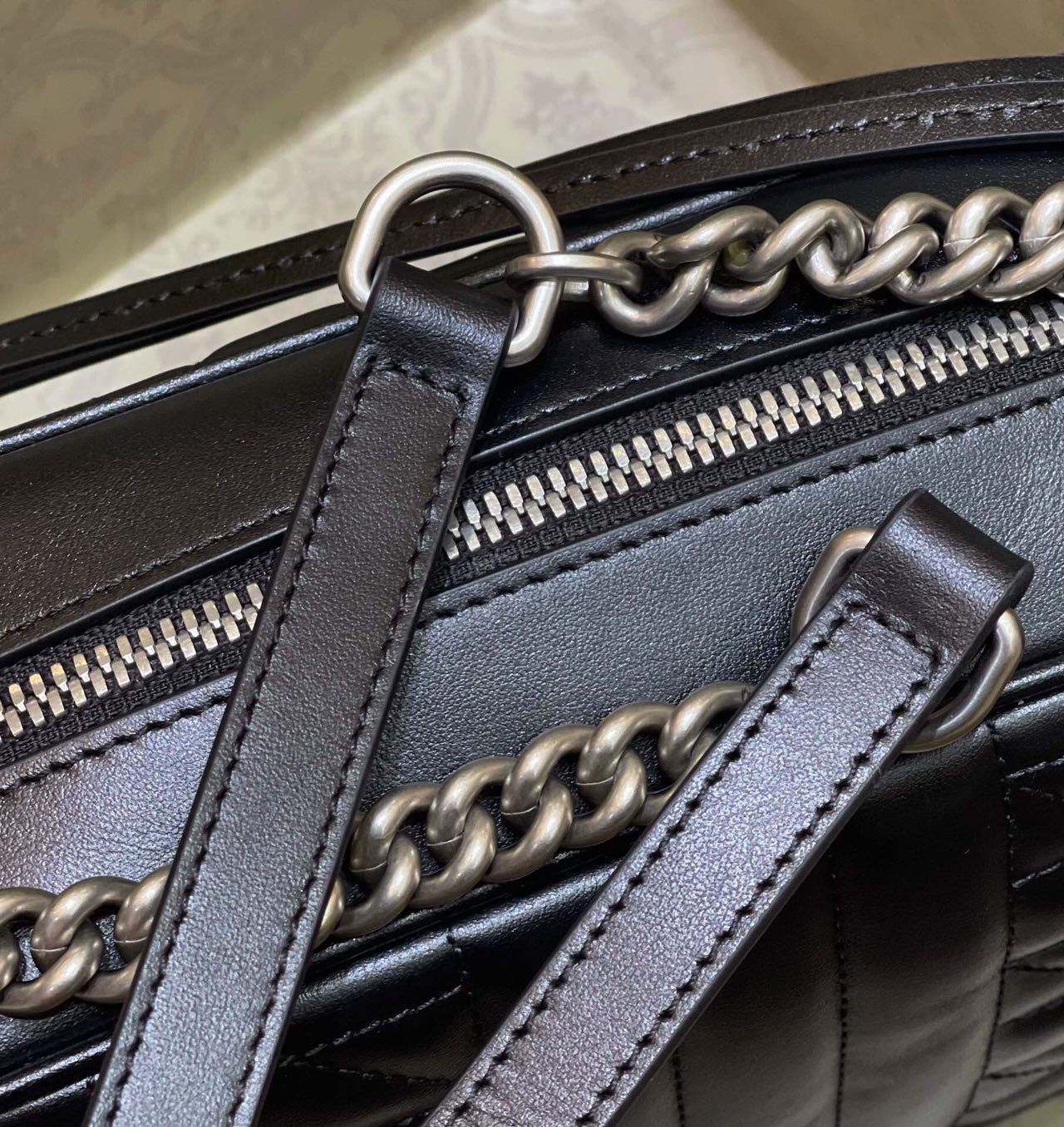 【Gucci】〔GGマーモント〕スモール ショルダーバッグ