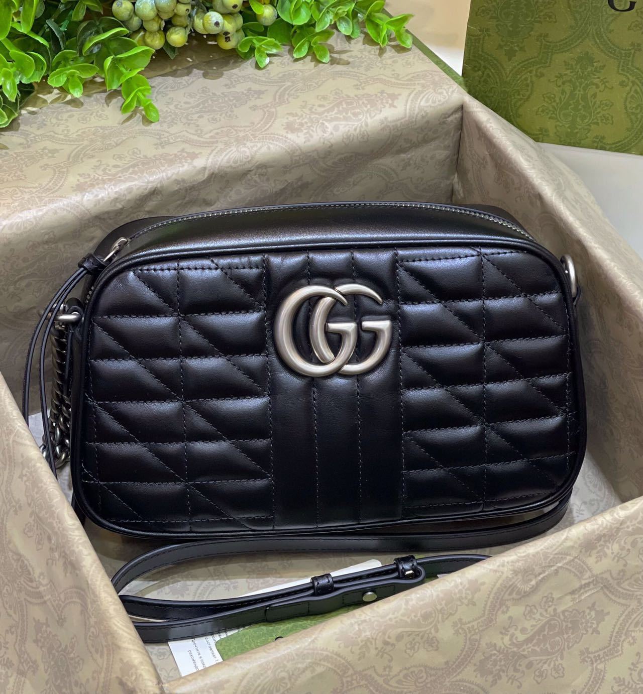 【Gucci】〔GGマーモント〕スモール ショルダーバッグ