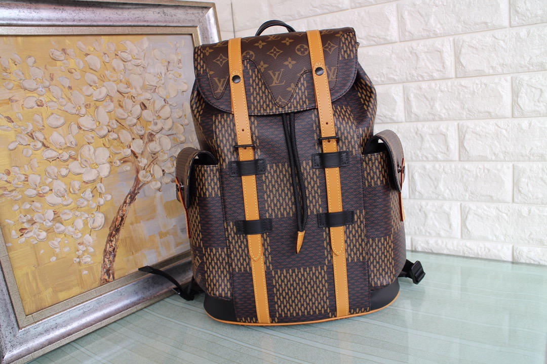 Louis Vuitton × NIGO モノグラム ダミエWAVES バックパック