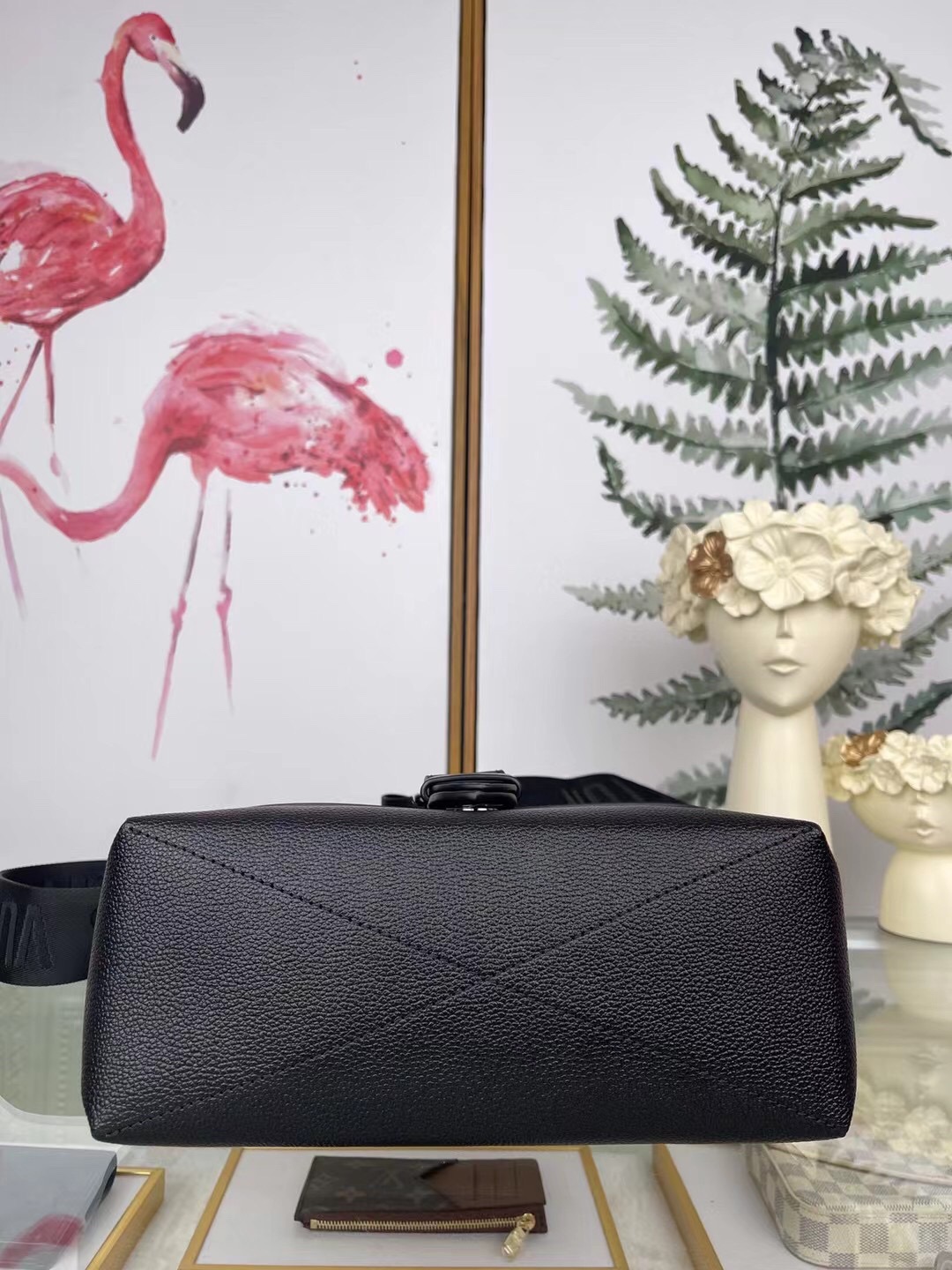 LV ショルダー メッセンジャー バッグ モノグラム 黒