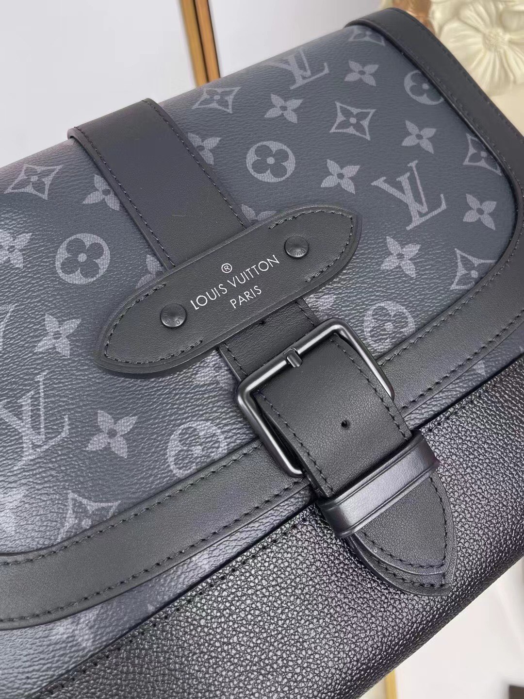 LV ショルダー メッセンジャー バッグ モノグラム 黒