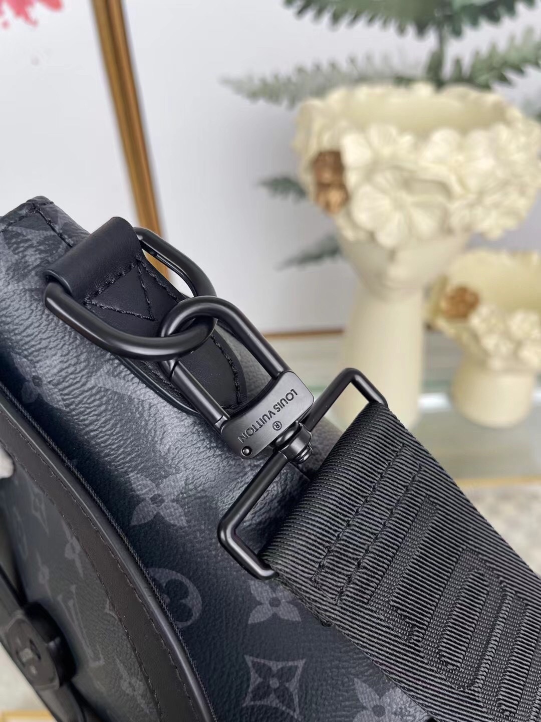 LV ショルダー メッセンジャー バッグ モノグラム 黒