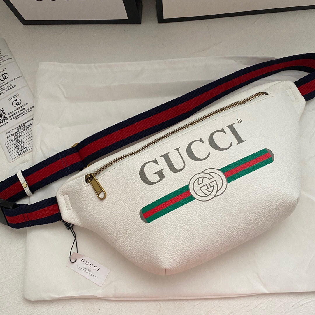 【GUCCI】グッチ レトロ ロゴ レザー ベルトバッグ