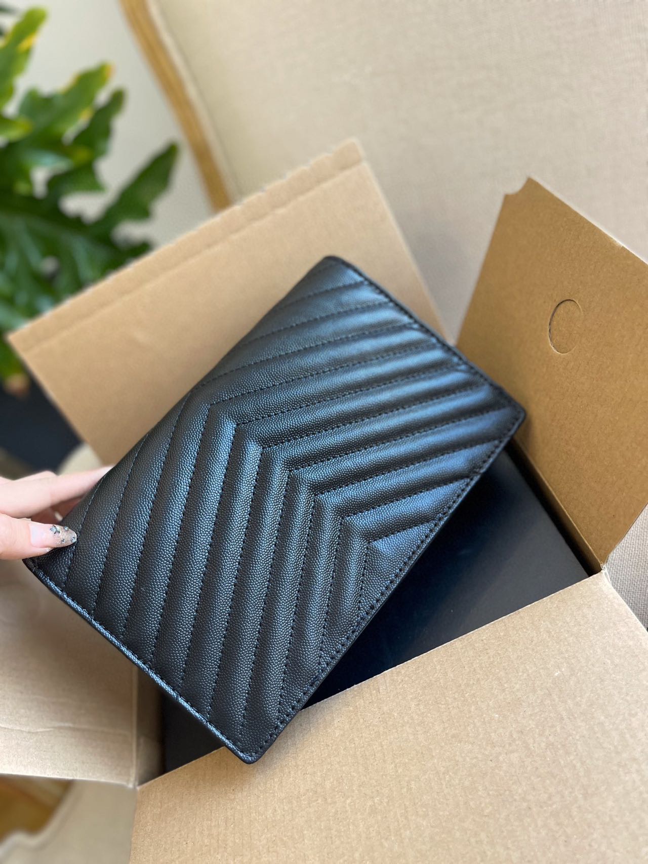 Saint Laurent モノグラム チェーン ウォレット