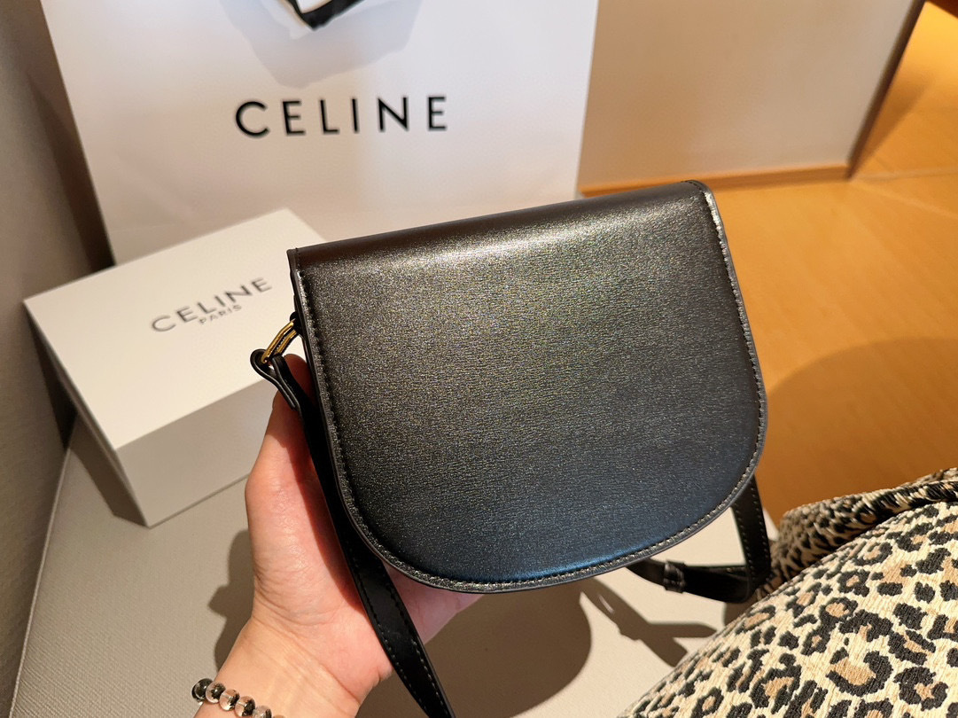 CELINE セリーヌ トリオンフ バッグ シャイニーカーフ