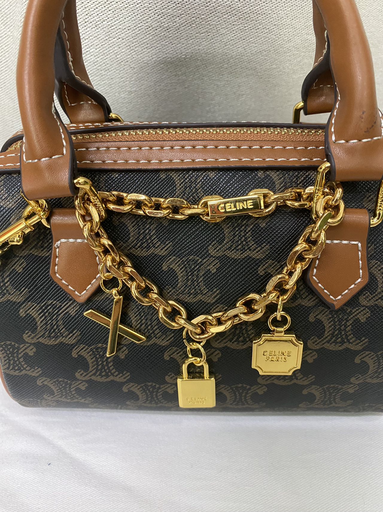 CELINE☆トリオンフキャンバス スモールボストン