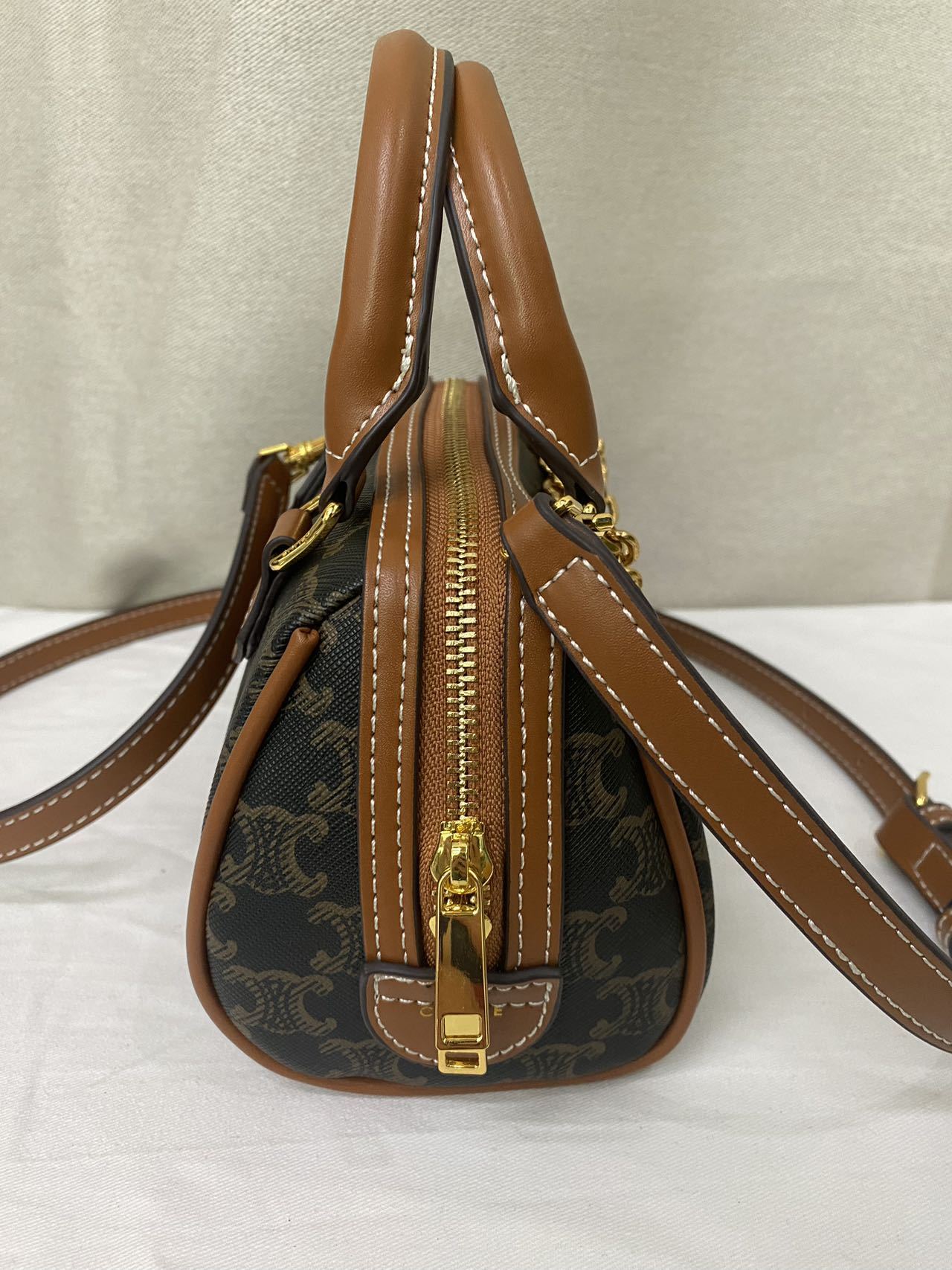 CELINE☆トリオンフキャンバス スモールボストン