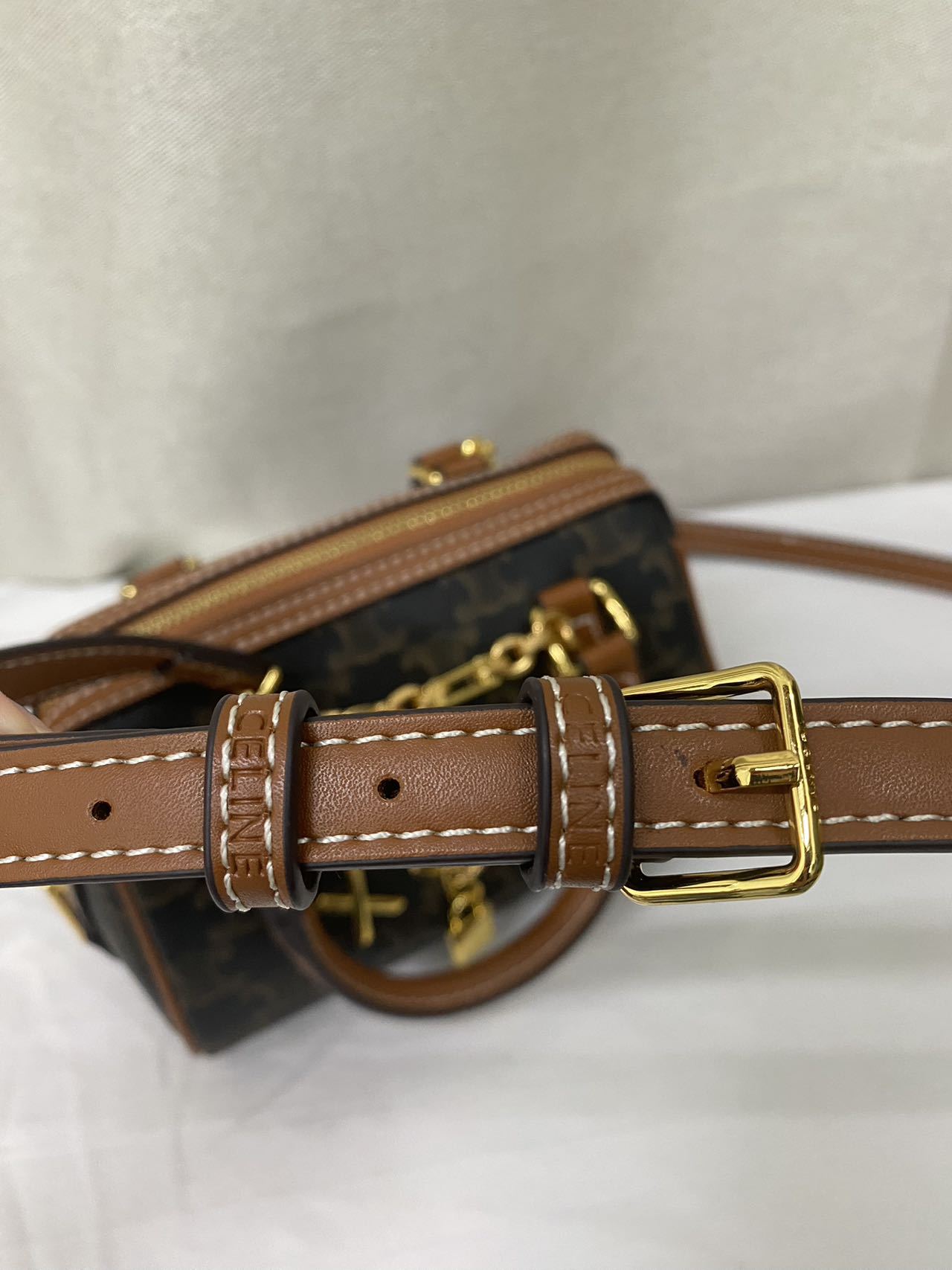 CELINE☆トリオンフキャンバス スモールボストン