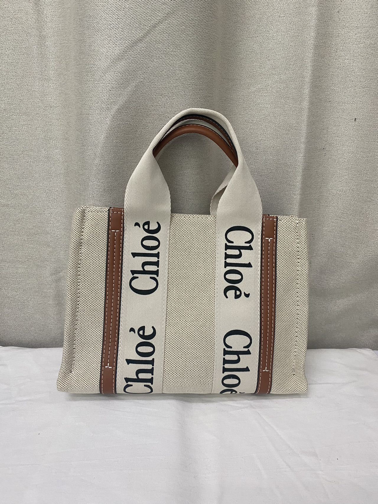 Chloe  ストラップ付き woody トートバッグ