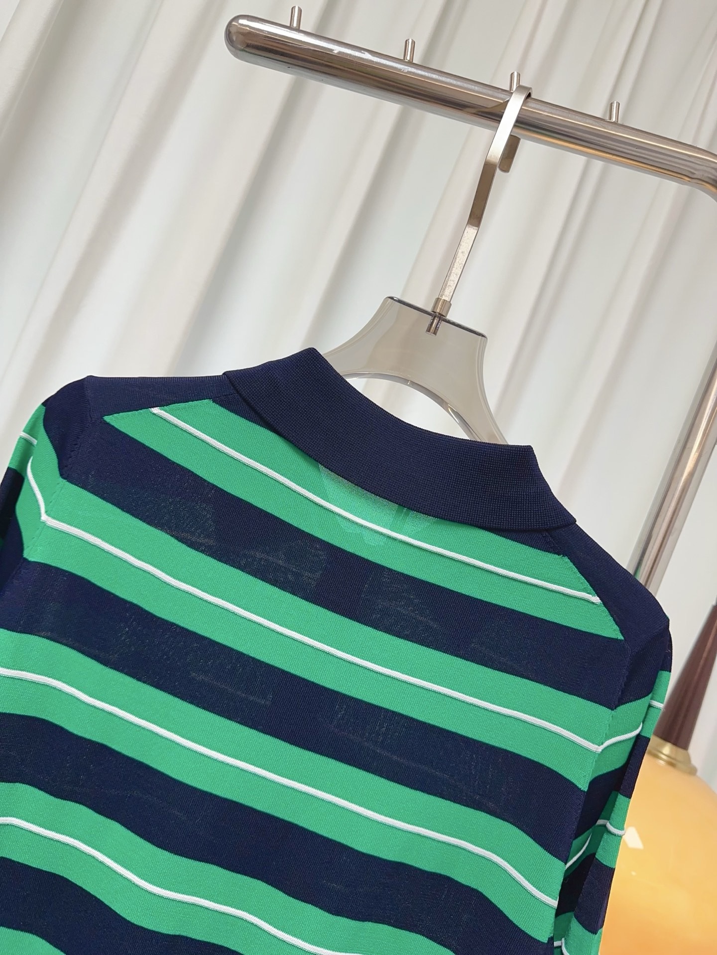 miumiu コットン ニット ポロシャツ