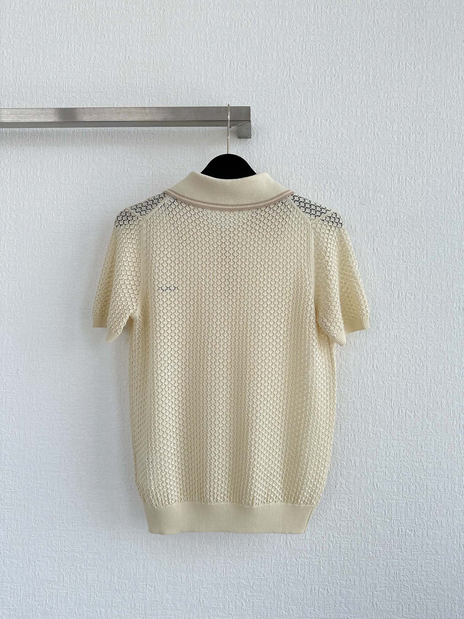 miumiu コットンポロシャツ