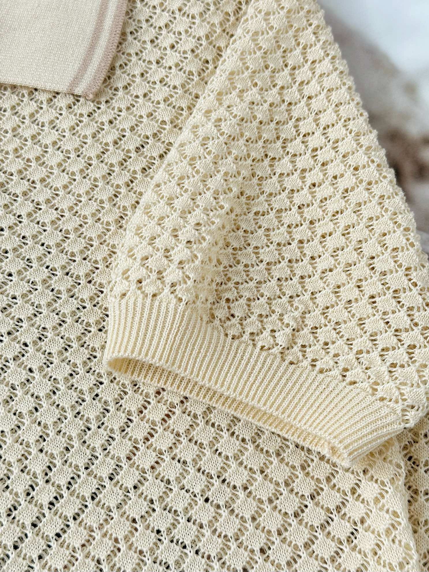 miumiu コットンポロシャツ