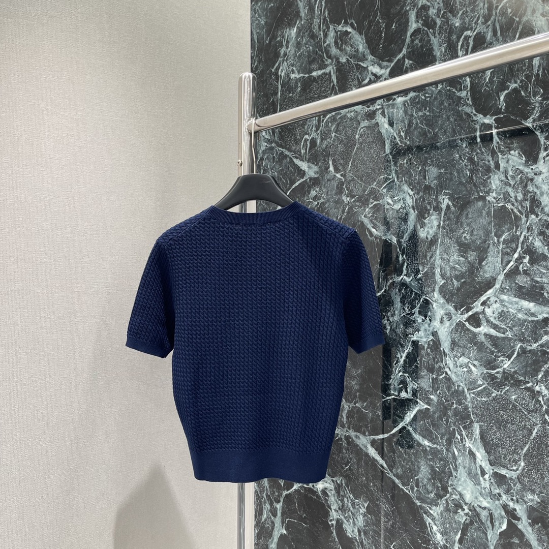 miumiu ケーブル編み カシミヤxシルク クルーネック セーター