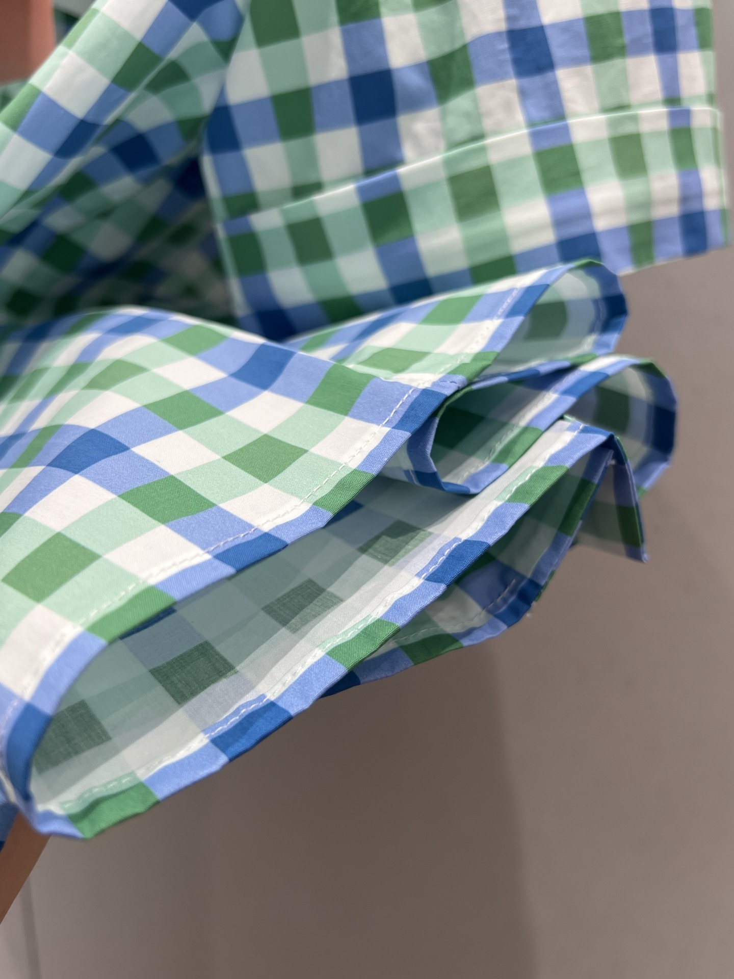 miumiu ギンガムチェック ポプリン シャツ